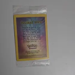 Wizards of the Coast Pokemon TCG Ancient Mew English Sealed Promo Pack 1999 - Image 1