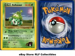 2000 Pokemon, Gym Challenge, #39/132 Erika's Bulbasaur, Uncommon (b) - Image 1