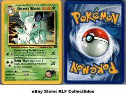 2000 Pokemon, Gym Challenge, #44/132 Giovanni's Nidorina, Uncommon - Image 1