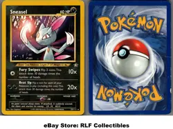 2000 Pokemon, Neo Genesis, #25/111 Sneasel, Rare (b) - Image 1