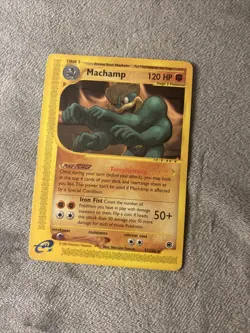 Machamp 51/165 - Expedition Base Set - Rare Vintage WOTC Pokemon e reader LP-MP - Image 1