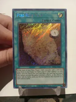 Yu-Gi-Oh! TCG Piri Reis Map Secret Rare BROL-EN023 Near Mint 1st Edition - Image 1