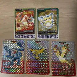 Vintage Japanese CCG Pokemon Carddass Card lot bulk sale w/ System File G54883 - Image 2