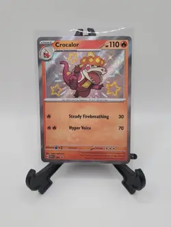 2024 Pokemon TCG Scarlet & Violet Promo Cards Crocalor Black Star Promo #080 - Image 1