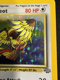 Pokemon Pidgeot Jungle 8/64 Holo 1999 WOTC TCG Card - MP - Image 3