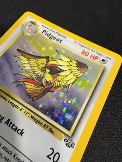 Pokemon Pidgeot Jungle 8/64 Holo 1999 WOTC TCG Card - MP - Image 5
