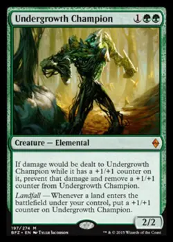 Undergrowth Champion ~ Lightly Played Battle for Zendikar MTG Magic UltimateMTG - Image 1