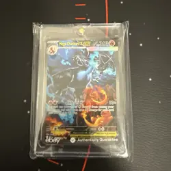 2025 POKEMON TCG PHANTASMAL FLAMES SIR MEGA CHARIZARD X EX #125/094 - Image 1