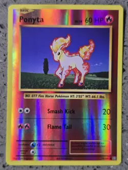 Pokemon - Ponyta - 19/108 - Evolutions - Reverse Holo - NM/LP - Image 1