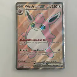 Pokemon Wigglytuff EX Stage 1 Ultra Rare Holo 187/165 Sv: Scarlet & Violet 151 - Image 1