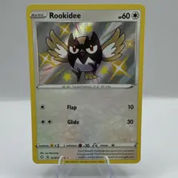 Pokemon Rookidee SV101/SV122 Shining Fates: Shiny Vault Shiny Holo Rare Basic - Image 1