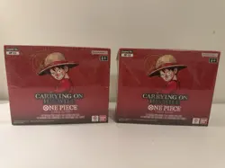2x One Piece Card Game Carrying on His Will Booster Box - OP - 13 SEALED NEW - Image 1