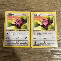 Pokemon Jigglypuff 54/64 Jungle Regular 1st Edition - set of 2 cards - Image 1