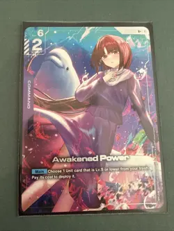 GUNDAM CARD GAME AWAKENED POWER GD02-110 R+ ALT ART - Image 1
