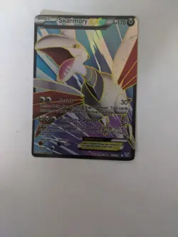 Skarmory EX Full Art XY Base 145/146 Pokemon Trading Card Vintage 2014 LP - Image 1