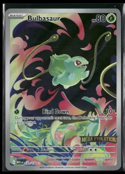 Bulbasaur - (Mega Evolution Stamped) Illustration Rare Miscellaneous Cards & Pro - Image 1