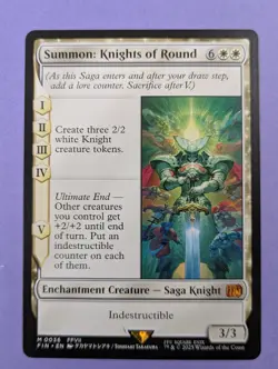 MTG Magic: FINAL FANTASY: Summon: Knights of Round #0036 Mythic - NM - Image 1
