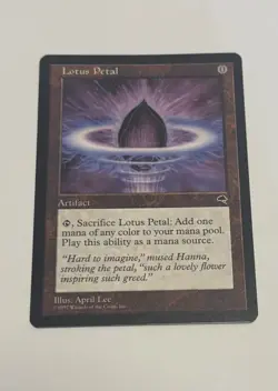 Lotus Petal - MTG - Tempest - TMP - UnPlayed-pack fresh - Image 1
