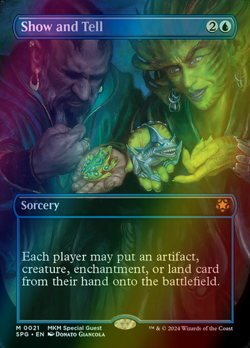 Show and Tell (Borderless) Special Guests Foil 0021 MTG - Image 1