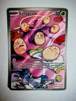 Pokemon Exeggcute 192/191 Sv08: Surging Sparks Holo. Near Mint Or better - Image 1