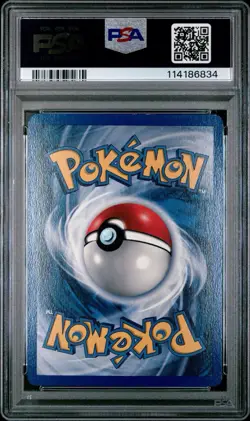 1999 POKEMON GAME 1ST ED-SHADOWLESS #8 MACHAMP-HOLO PSA 7 - Image 2