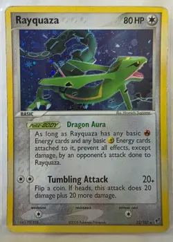 2005 Pokemon EX Deoxys Rayquaza-Holo #22/107 - Image 1