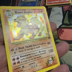 Pokemon Blaine's Arcanine Holo Rare Gym Challenge 1/132 - Image 2