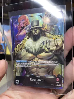 One Piece TCG OP07-079 Rob Lucci L Alternate Art 500 Years In the Future ENGLISH - Image 3