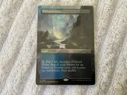 Magic the Gathering 1x Polluted Delta Foil Borderless Modern Horizons 3 Pack Fr - Image 1