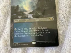 Magic the Gathering 1x Polluted Delta Foil Borderless Modern Horizons 3 Pack Fr - Image 5