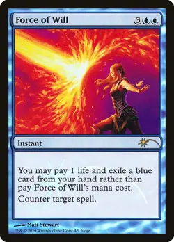 Foil - Force of Will - 4 - Judge Promos - NM - Image 1