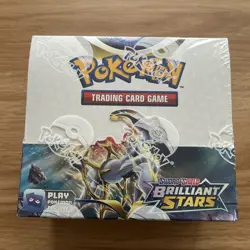 Pokemon TCG | Brilliant Stars | Booster Box | 36 Packs | Sealed - Image 1