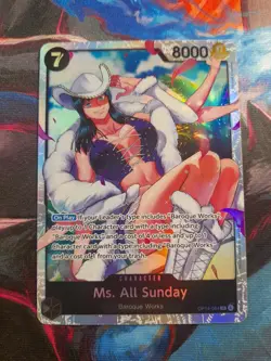 Ms. All Sunday OP14-084 The Azure Sea's Seven SR Foil One Piece - Image 1