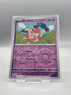 058/159 Mr. Mime : (Reverse Holo) Card : Journey Together : Pokemon TCG - Image 1