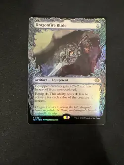 Dragonfire Blade (Showcase) Tarkir: Dragonstorm Foil - Image 1