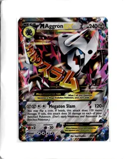 Pokemon TCG M Aggron EX Ultra Rare XY Primal Clash 94/160 - Image 1