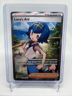 Pokemon TCG Lana’s Aid 207/167 SV06: Twilight Masquerade Ultra Rare Near Mint - Image 1