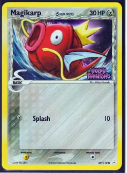 2006 POKEMON MAGIKARP Delta Species-69/110 EX HOLON PHANTOMS-REV HOLO-STAMPED - Image 1