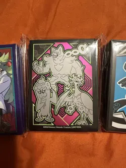 Lot Of 4 Pokemon ETB sleeves. Journey Together, Shrouded Fable, Black Bolt - Image 3