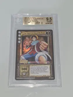 One Piece CCG 2005 Monkey D. Luffy Passage To The Grandline BGS 9,5 Gold Rare - Image 1