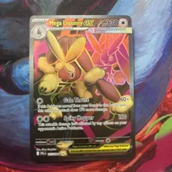 Mega Lopunny EX 115/094 Phantasmal Flames Ultra Rare Holo Pokemon Card | NM - Image 1