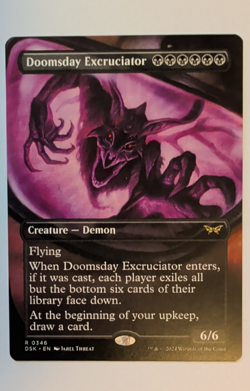 {1x} ~~ Doomsday Excruciator ~~ [Borderless] NM MTG DSK 0346 ***Startropic*** - Image 1