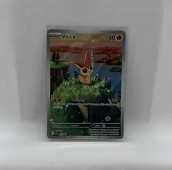 Victini 208 Pokemon Scarlet & Violet Black Star Promo Card Illustration Rare NM+ - Image 1