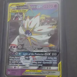 Pokemon Solgaleo & Lunala GX TAG TEAM Ultra Rare Holo 75/236 Sm-Cosmic Eclipse - Image 1