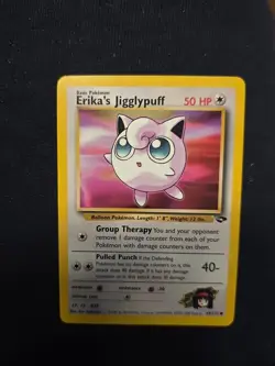 1st Edition Erika’s Jigglypuff 69/132 - Gym Challenge - Near Mint Vintage - Image 1