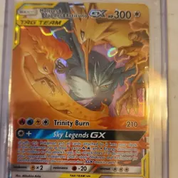 Pokemon TCG Moltres & Zapdos & Articuno GX 44/68 Hidden Fates Holo Ultra Rare - Image 1