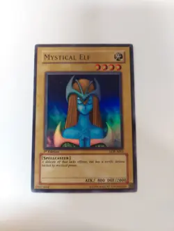 Mystical Elf Super Rare 1st EDITION LOB-A062 Yugioh TCG - Image 1