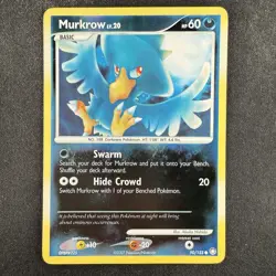 Pokemon TCG Murkrow Mysterious Treasures 90/123 Common Reverse Holo Card - Image 1