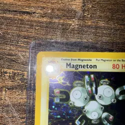 Pokemon TCG Card English Fossil Set Magneton 11/62 Holo Rare - Image 4