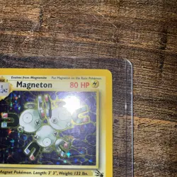 Pokemon TCG Card English Fossil Set Magneton 11/62 Holo Rare - Image 5